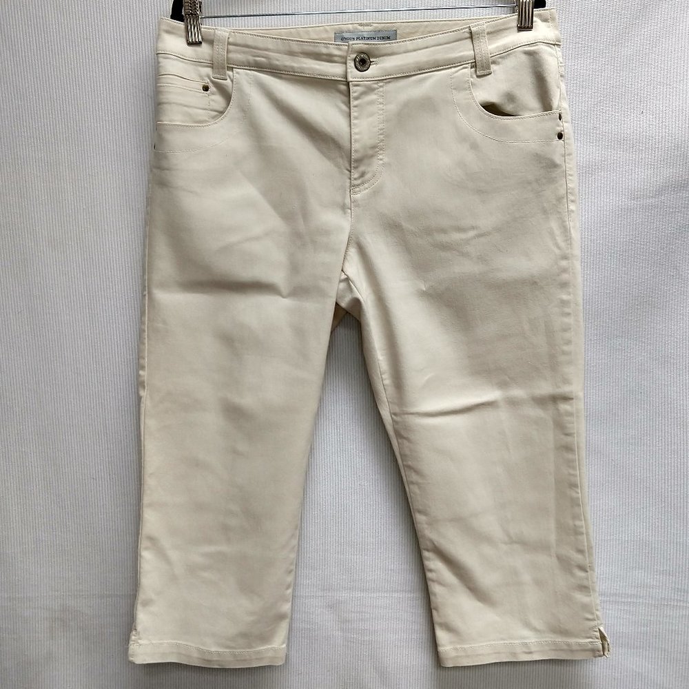 Chico's Platinum Denim Crop Jeans